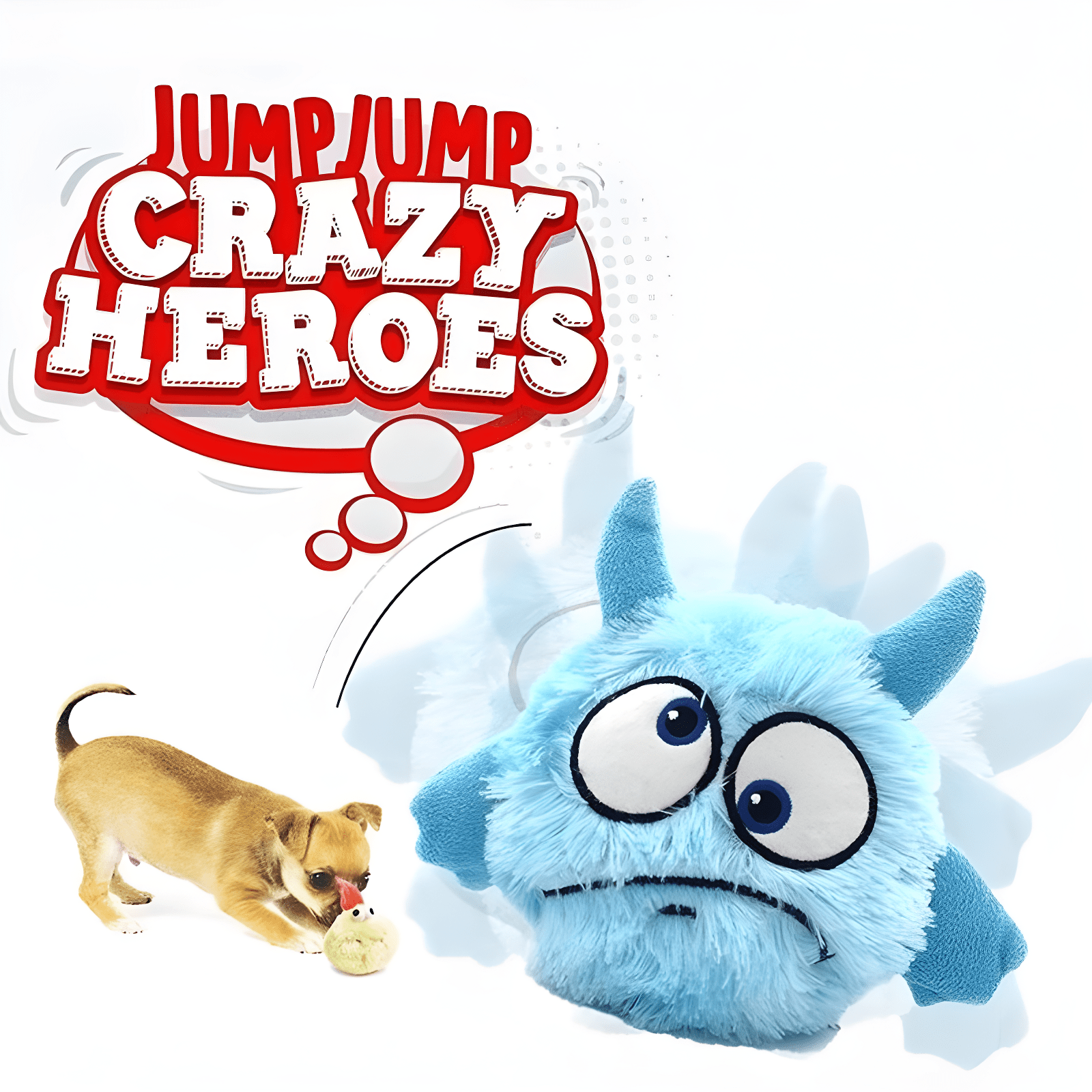 Anti-Bite Intelligent Sound Vibration Bouncing Ball Toy Purrdream Anti-Bite Intelligent Sound Vibration Bouncing Ball Toy Purrdream