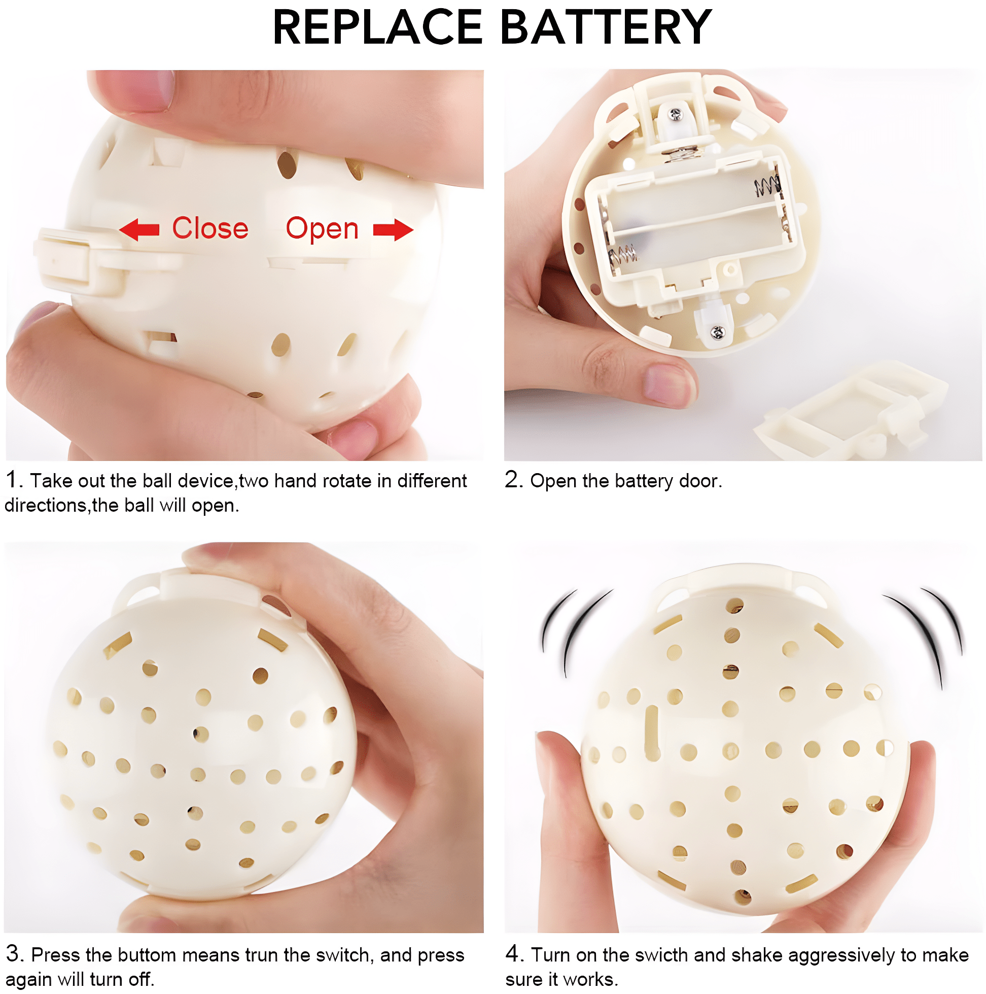 Anti-Bite Intelligent Sound Vibration Bouncing Ball Toy Purrdream Anti-Bite Intelligent Sound Vibration Bouncing Ball Toy Purrdream